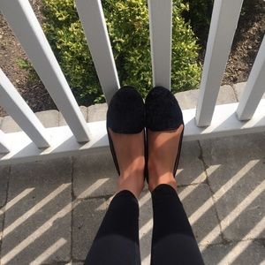 🥿 ASOS black velvet shoes lords espadrilles